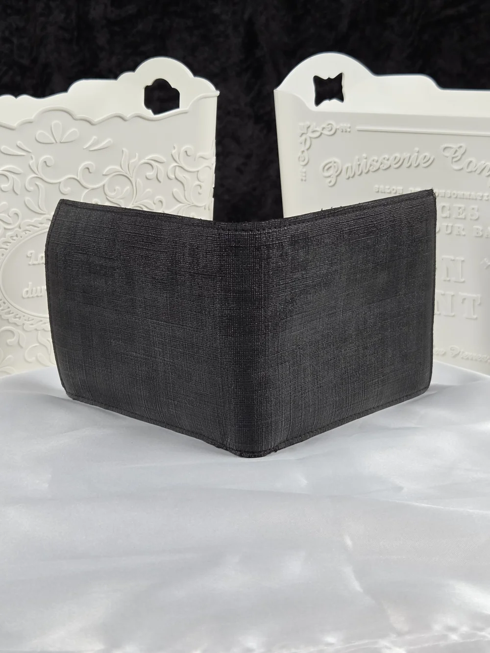 Fendi Black Zucca Coated Canvas Bifold Wallet with Entrupy COA